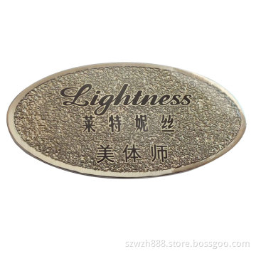 Metal Name Badge with Nickel Plating (CXD-NB005)
